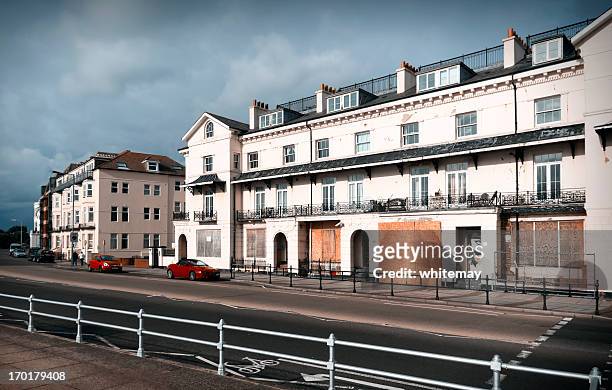 seaside resort in decline - portsmouth england stock pictures, royalty-free photos & images
