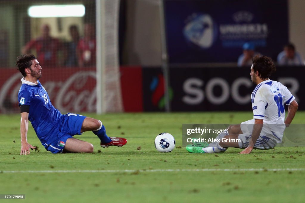 Italy v Israel - UEFA European U21 Championships: Group A