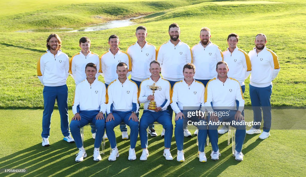 2023 Ryder Cup - European Team Portraits