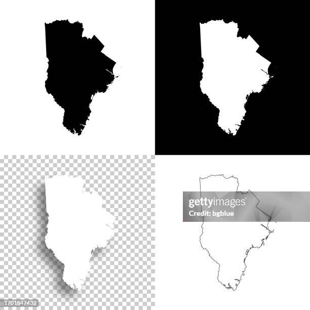 ilustrações de stock, clip art, desenhos animados e ícones de york county, maine. maps for design. blank, white and black backgrounds - alfred