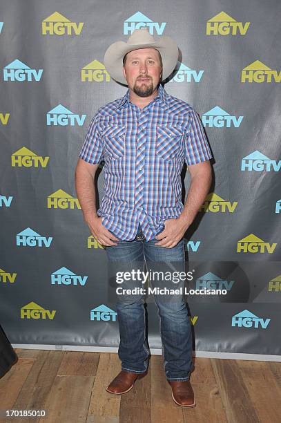 Tate Stevens attends HGTV'S The Lodge At CMA Music Fest - Day 3 on June 8, 2013 in Nashville, Tennessee.