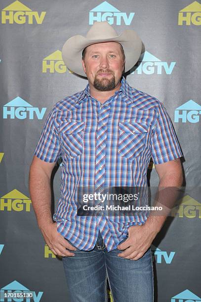 Tate Stevens attends HGTV'S The Lodge At CMA Music Fest - Day 3 on June 8, 2013 in Nashville, Tennessee.