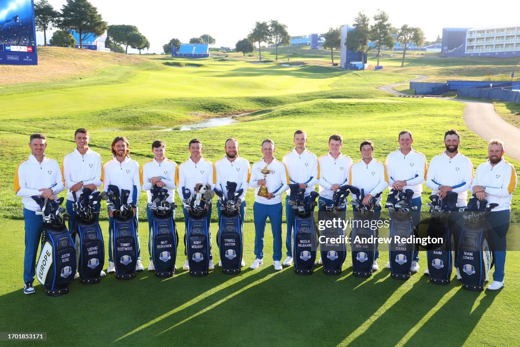 2023 Ryder Cup - European Team Portraits