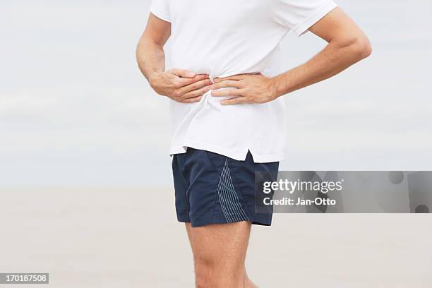 side stitch - diafragma stockfoto's en -beelden