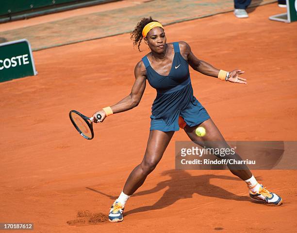 Serena Williams wins the French open 2013 at Roland Garros on June 8, 2013 in Paris, France.