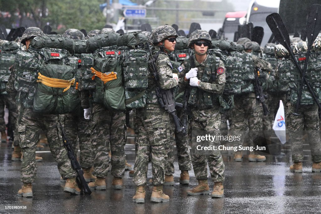 South Korea Commemorates 75th Armed Forces Day Ceremony