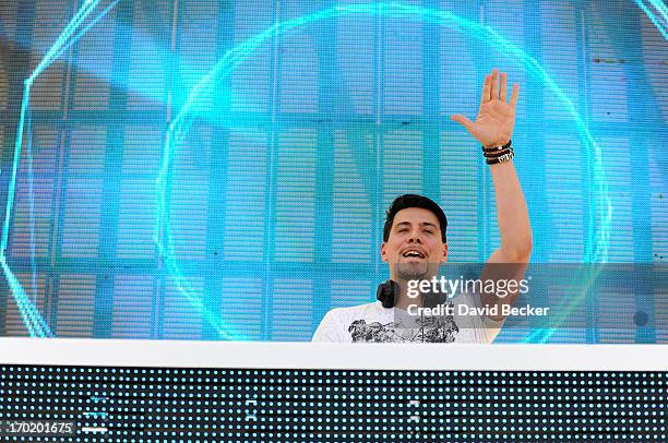 Thomas Gold performs at Daylight Beach Club at the Mandalay Bay Resort & Casino on June 8, 2013 in Las Vegas, Nevada.