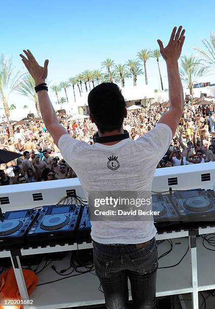 Thomas Gold performs at Daylight Beach Club at the Mandalay Bay Resort & Casino on June 8, 2013 in Las Vegas, Nevada.