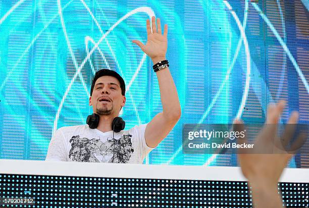 Thomas Gold performs at Daylight Beach Club at the Mandalay Bay Resort & Casino on June 8, 2013 in Las Vegas, Nevada.