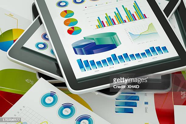 financial office work - notepad table stock pictures, royalty-free photos & images