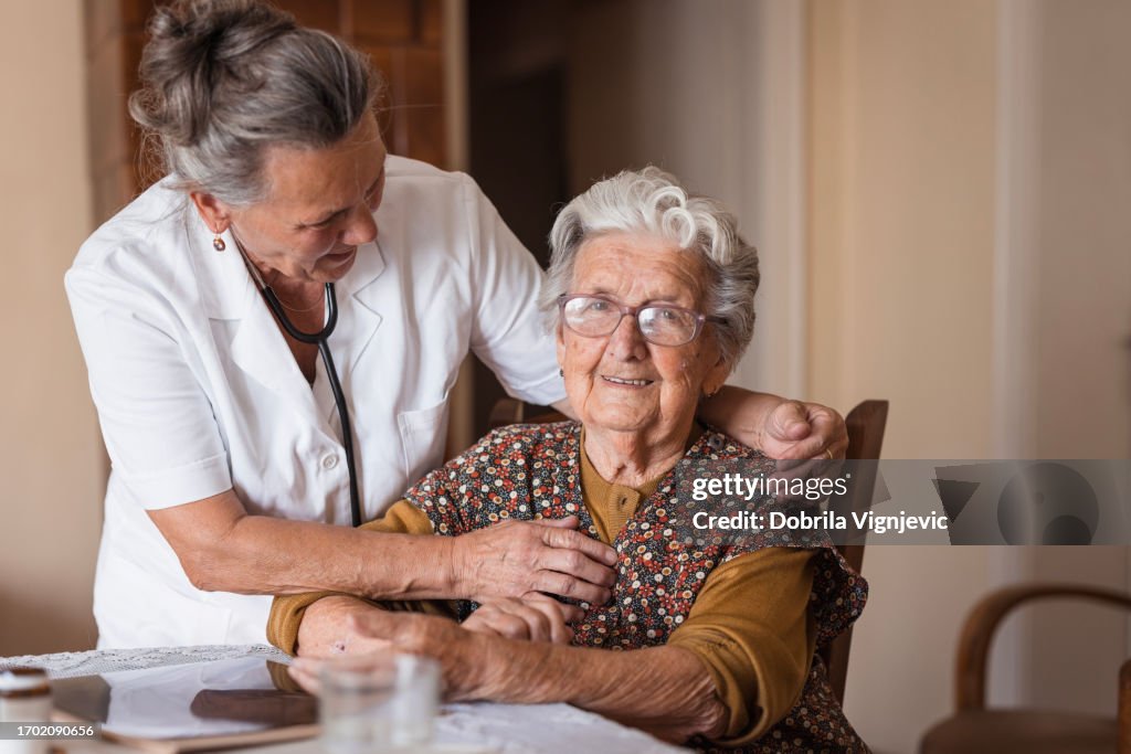 Doctor's Comforting Embrace