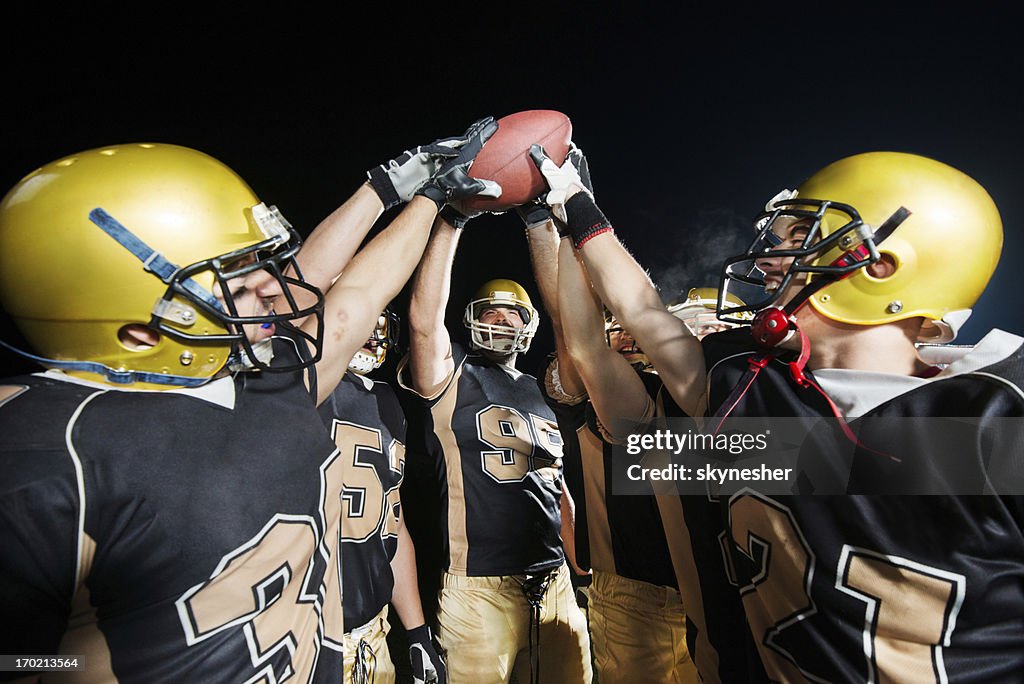 Performance Teamwork Nfl American Football Teamwork High-Res Stock Photo - Getty Images