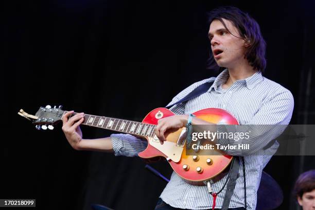 David Longstreth of Dirty Projectors performs during the 2013 Governor's Ball Music Festival at Randall's Island on June 8, 2013 in New York City.