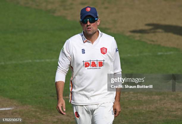 Sir Alastair Cook of Essex during the LV= Insurance County Championship Division 1 match between Northamptonshire and Essex at The County Ground on...