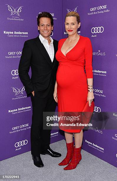 Actor Ioan Gruffudd and actress Alice Evans arrive at the 12th Annual Chrysalis Butterfly Ball on June 8, 2013 in Los Angeles, California.