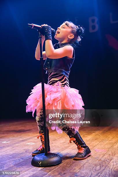 Singer / dancer Kitana Turnbull performs at Hollywood Launch Academy's artist showcase at House of Blues Sunset Strip on June 8, 2013 in West...