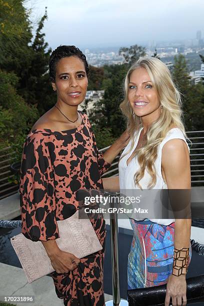 Daphne Wayans and Jessica Canseco as seen on June 8, 2013 in Los Angeles, California.