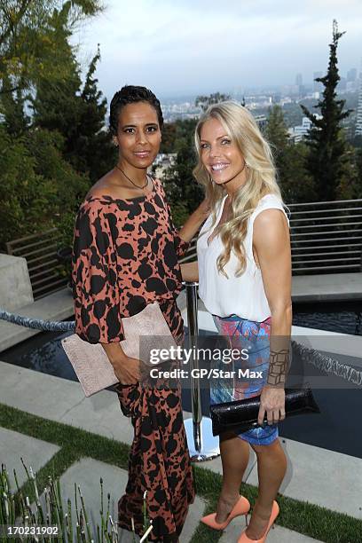 Daphne Wayans and Jessica Canseco as seen on June 8, 2013 in Los Angeles, California.