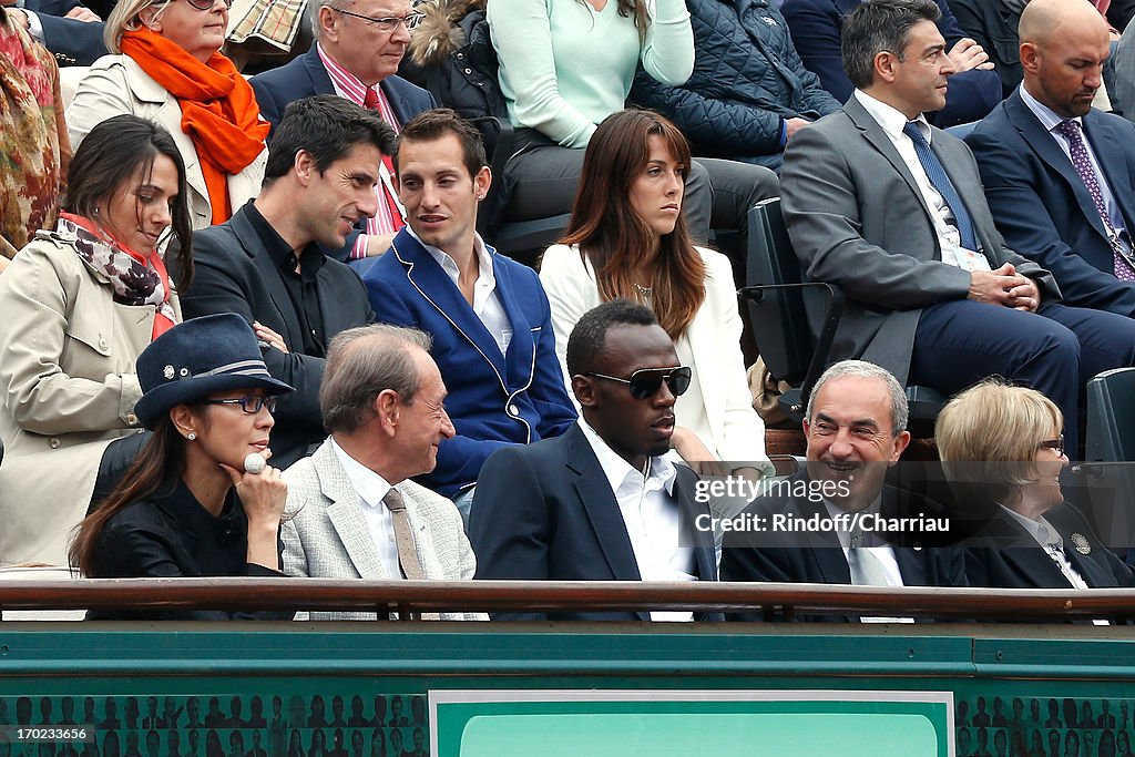 Celebrities At French Open 2013 - Day 15