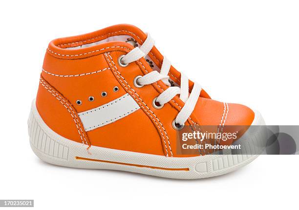 baby shoe - baby booties stock pictures, royalty-free photos & images