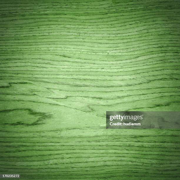 green plywood wood textured background - groenhout stockfoto's en -beelden