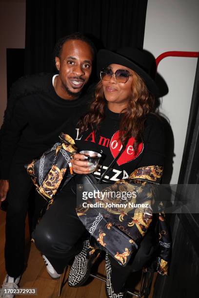 Ziah Wood-Smith and Mona Scott-Young attend a celebration of Busta Rhymes music career on September 25, 2023 in New York City.