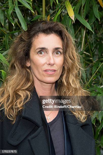 Mademoiselle Agnes sighting at the french open 2013 at Roland Garros on June 9, 2013 in Paris, France.