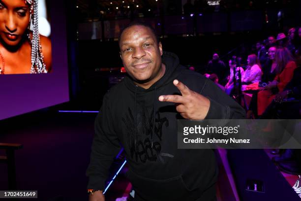 Vinnie Brown attends a celebration of Busta Rhymes Music career on September 25, 2023 in New York City.