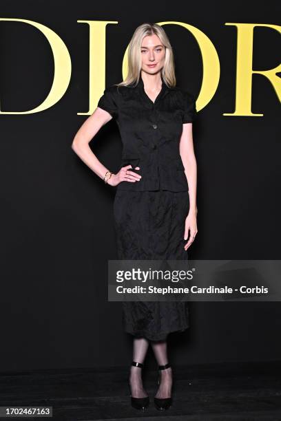 Elizabeth Debicki attends the Christian Dior Womenswear Spring/Summer 2024 show as part of Paris Fashion Week on September 26, 2023 in Paris, France.
