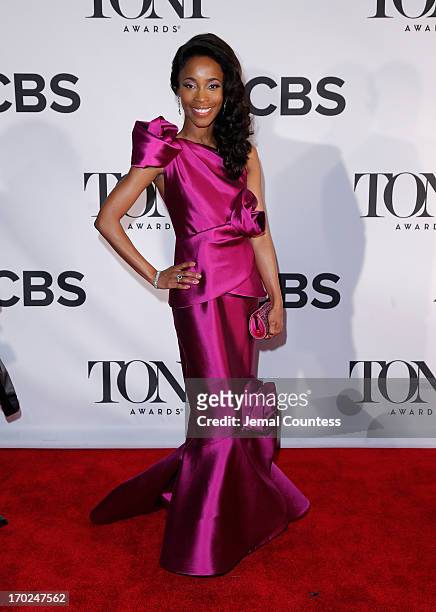 Actress Valisia LeKae attends The 67th Annual Tony Awards at Radio City Music Hall on June 9, 2013 in New York City.