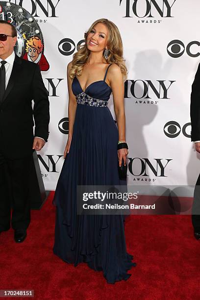 Singer Thalia attends The 67th Annual Tony Awards at Radio City Music Hall on June 9, 2013 in New York City.
