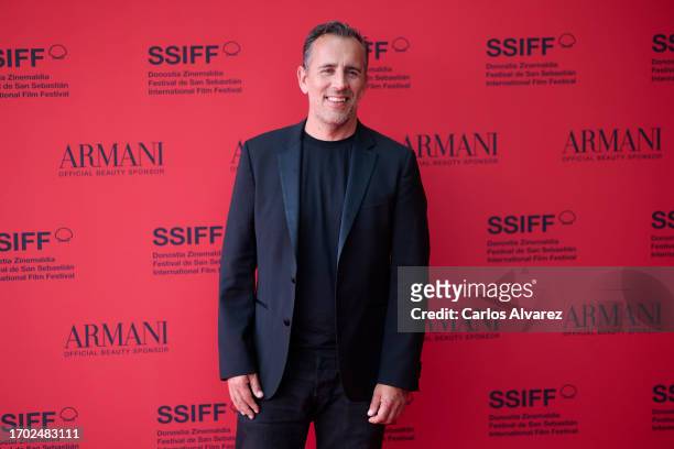 Director Nicolaj Arcel attends the "Bastarden / The Promised Land " premiere during the 71st San Sebastian International Film Festival at the Kursaal...