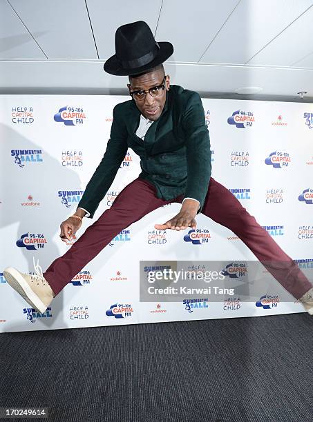 Labrinth poses in the Media Room at the Capital Summertime Ball at Wembley Arena on June 9, 2013 in London, England.