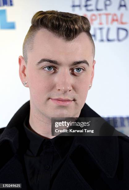 Sam Smith poses in the Media Room at the Capital Summertime Ball at Wembley Arena on June 9, 2013 in London, England.