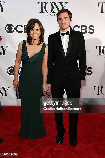 Sally Field and son Samuel Greisman attend The 67th Annual Tony Awards at Radio City Music Hall on June 9, 2013 in New York City.