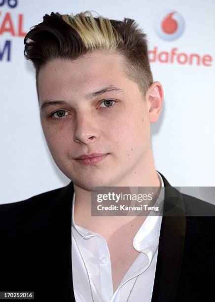 John Newman poses in the Media Room at the Capital Summertime Ball at Wembley Arena on June 9, 2013 in London, England.