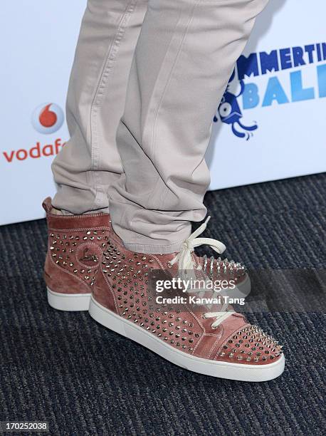 Marvin Humes poses in the Media Room at the Capital Summertime Ball at Wembley Arena on June 9, 2013 in London, England.