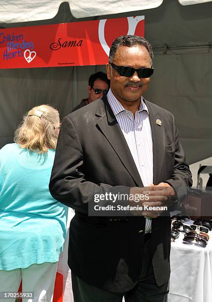 Reverend Jesse Jackson attends the 1st Annual Children Mending Hearts Style Sunday on June 9, 2013 in Beverly Hills, California.