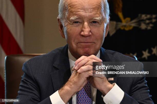 DC: President Biden Meets With His Cabinet At The White House For Update On Current Issues Facing The Nation