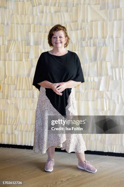 Swedish actress Inger Nilsson attends the 28th Leipzig Opera Ball at Oper Leipzig on October 2, 2023 in Leipzig, Germany.