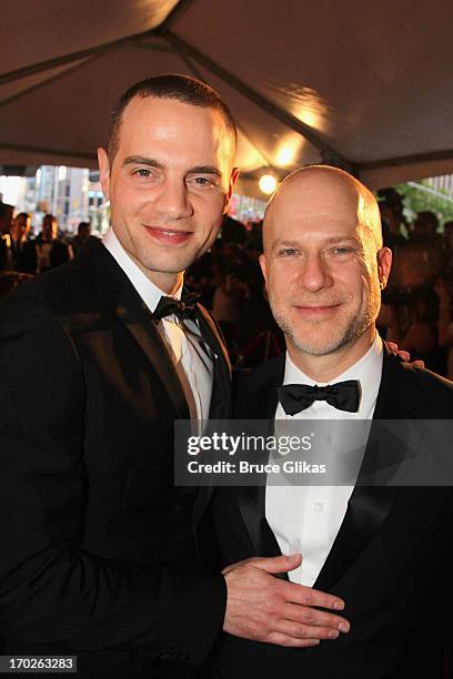 Jordan Roth and Richie Jackson attend the 67th Annual Tony Awards at Radio City Music Hall on June 9, 2013 in New York City.