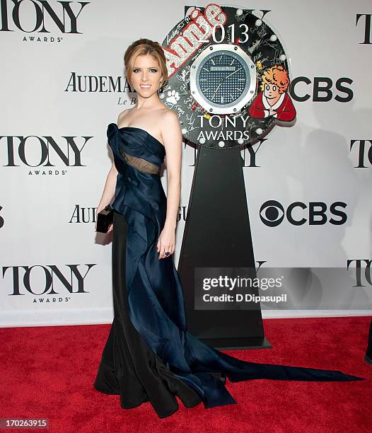 Anna Kendrick attends the 67th Annual Tony Awards at Radio City Music Hall on June 9, 2013 in New York City.