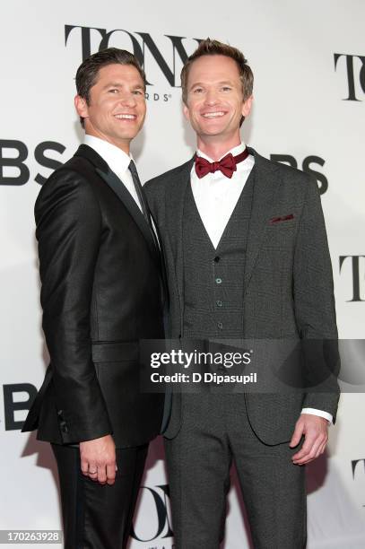 Neil Patrick Harris and David Burtka attend the 67th Annual Tony Awards at Radio City Music Hall on June 9, 2013 in New York City.