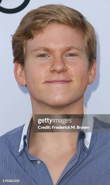 Actor Doug Brochu attends the First Annual Children Mending Hearts Style Sunday on June 9, 2013 in Beverly Hills, California.