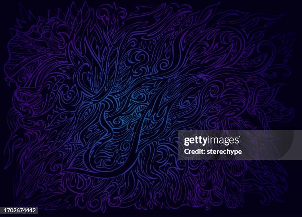 night forest pattern - cornucopia vector stock illustrations