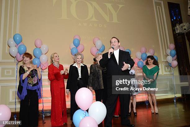 Marc Cherry, Nancy Dussault, Anne Jeffreys, June Lockhart, Millicent Martin, Charlotte Rae, Cathy Rigby and Marissa Jaret Winokur attend the the...