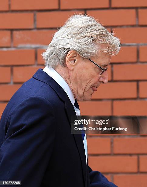 Coronation Street Star William Roache arrives at Preston Crown Court on June 10, 2013 in Preston, Lancashire, United Kingdom. Coronation Street star...