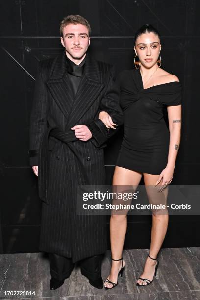 Lourdes Ciccone Leon and Rocco Ritchie attend the Saint Laurent Womenswear Spring/Summer 2024 show as part of Paris Fashion Week on September 26,...