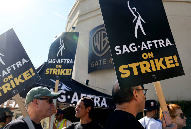 CA: Actors Continue To Strike As Writers' Deal With Studios Nears Completion