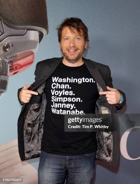 Gareth Edwards attends the UK Premiere of 20th Century Studios' 'The Creator' at Science Museum on September 26, 2023 in London, England.